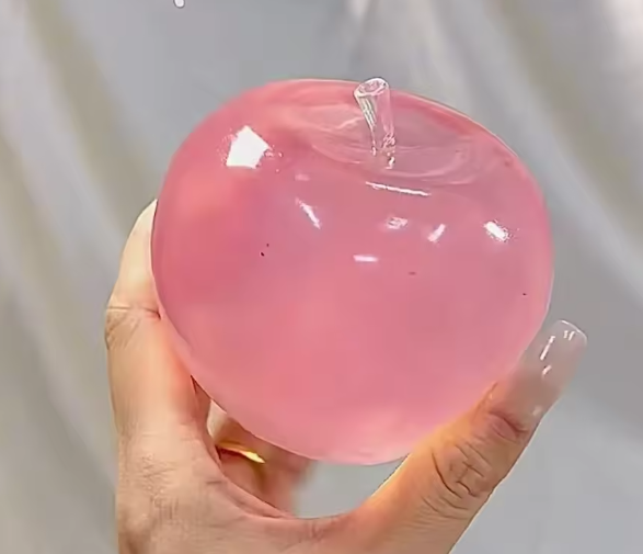 Relieve the Sticky Green Apple Slowly Rebound Maltose Pressure Ball Soft Fidget Sensory Toy Squeeze Toy Gift for ADHD and Autism